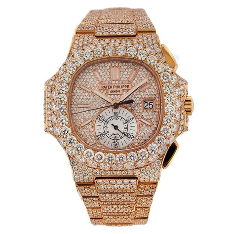 diamond patek philippe watches|Patek Philippe iced out.